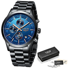 Load image into Gallery viewer, LIGE New Quartz Men Watch