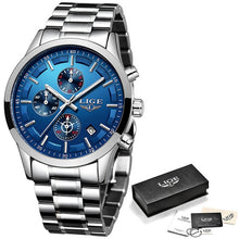 Load image into Gallery viewer, LIGE New Quartz Men Watch